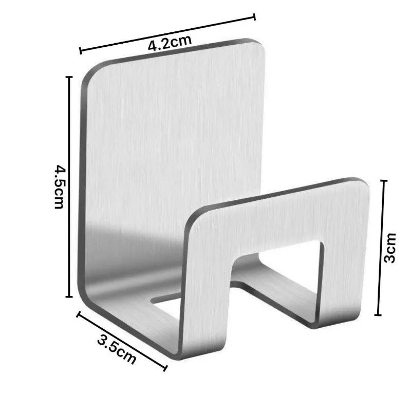 Stainless Steel Kitchen Sink Sponge Holder Rack Self Adhesive Drainer