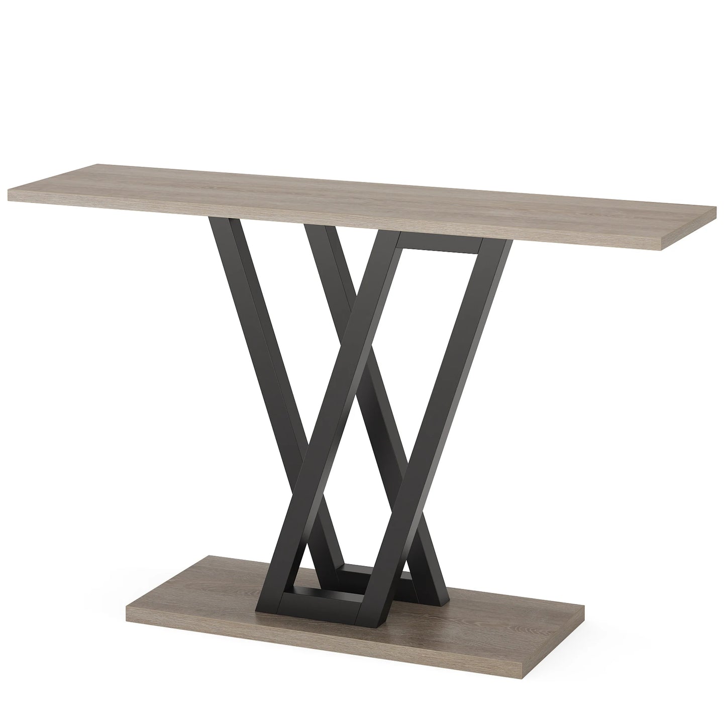 Tribesigns Industrial Console Table For Entryway Hallway Living Room Furniture