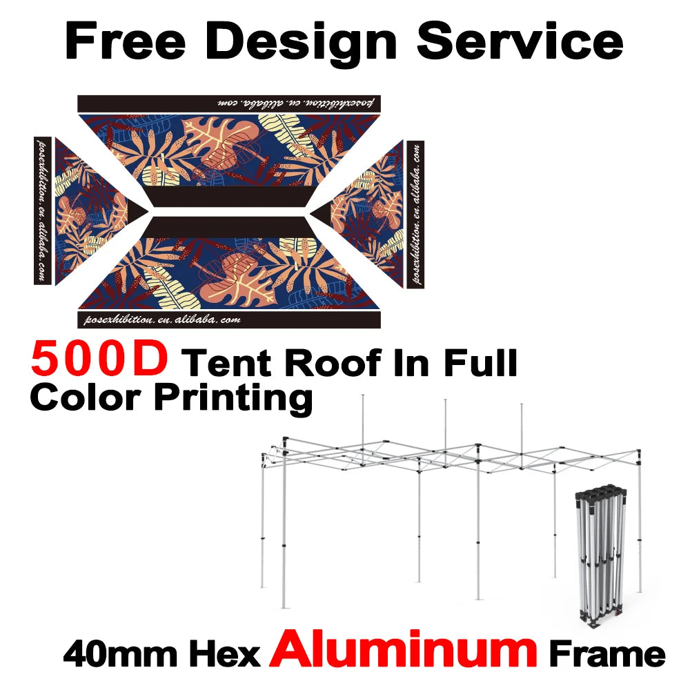 GEEWAY Outdoor Exhibition Gazebo Tent For Trade Shows And Events