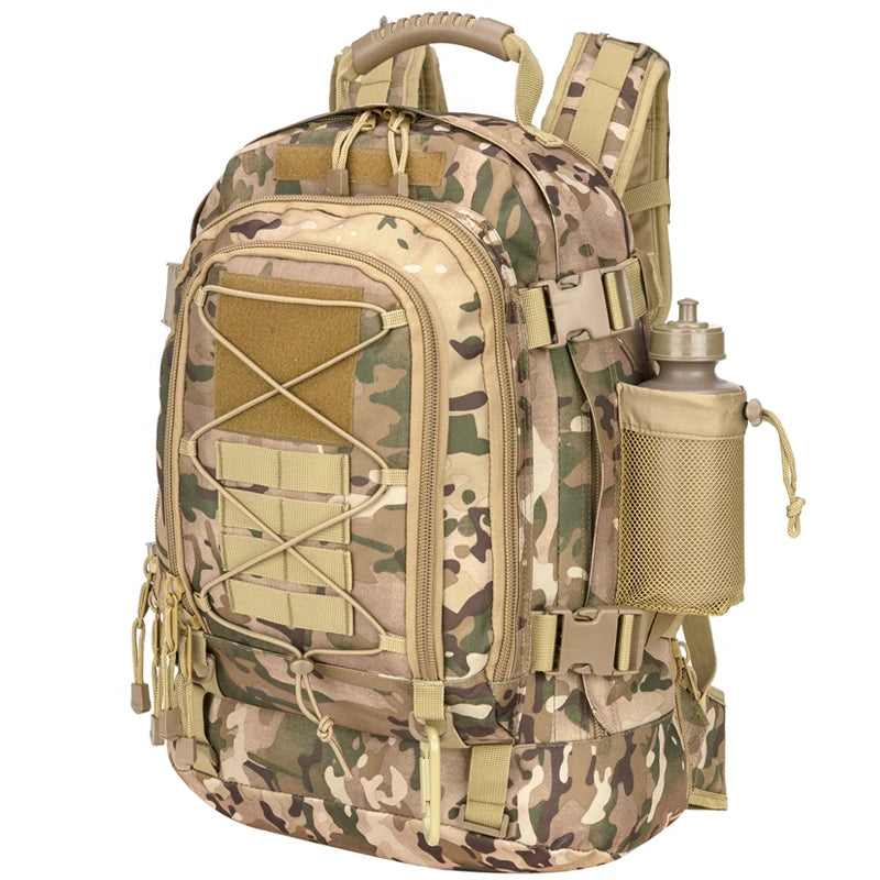 LQARMY Military Tactical Backpack Molle Rucksack for Outdoor Travel
