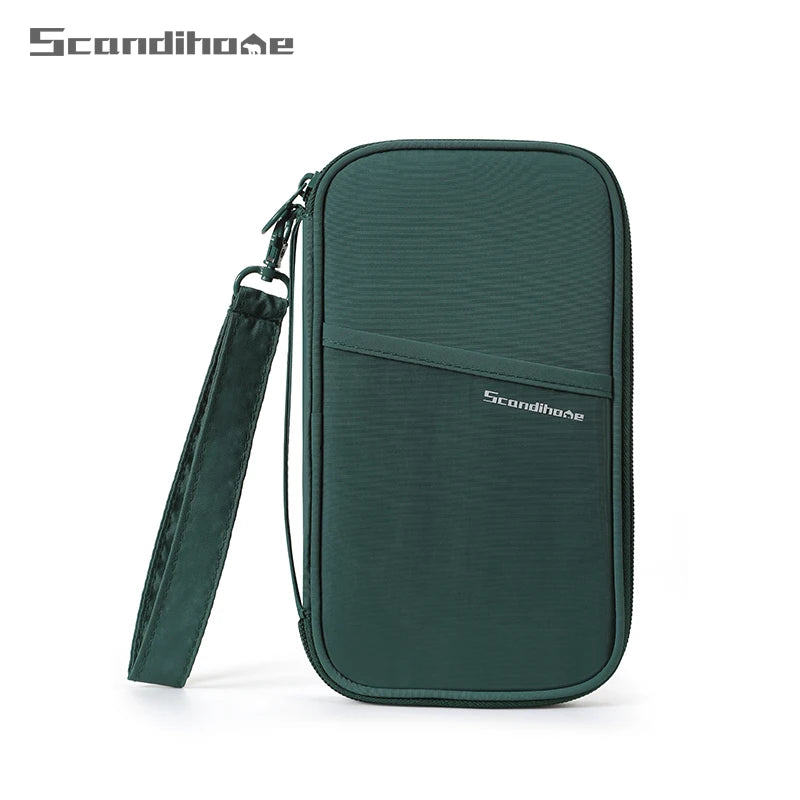 ScandiHome RFID Blocking Passport Holder Travel Wallet Anti Theft