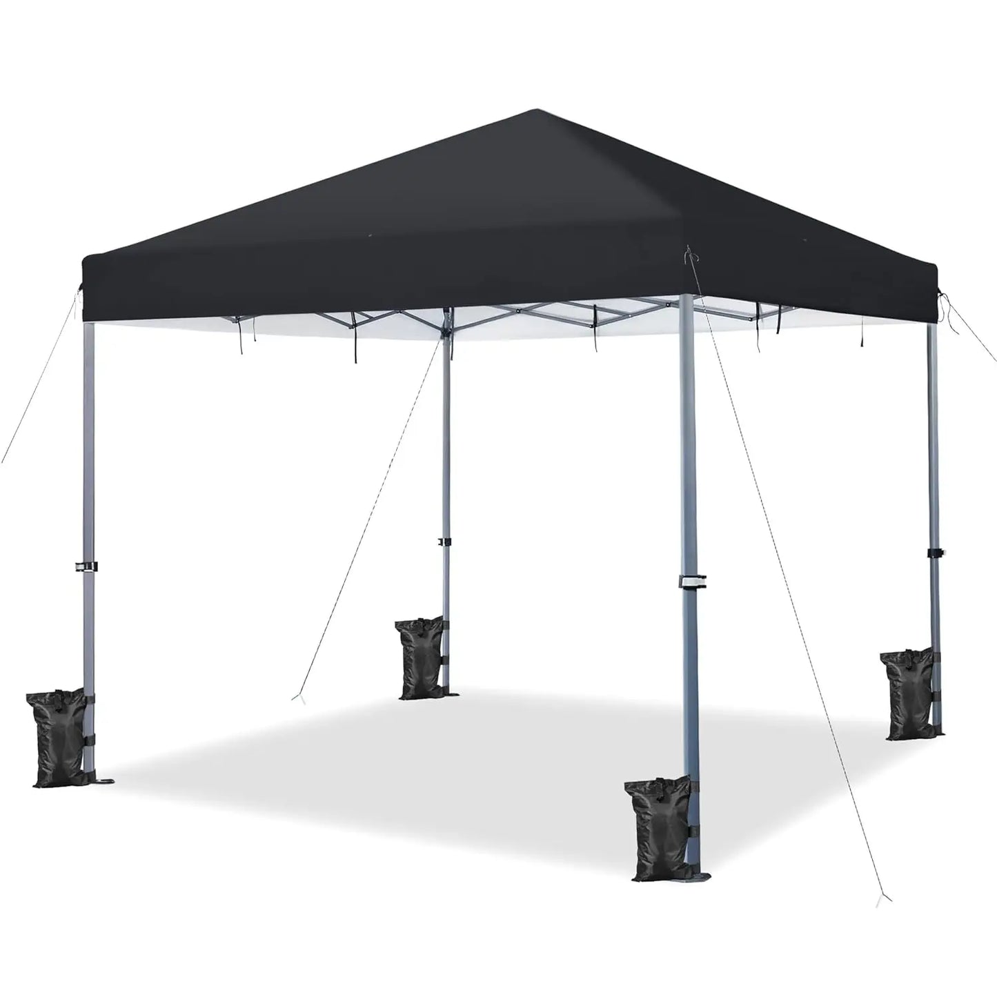 Pop Up Canopy Tent Easy Setup Portable Outdoor Gazebo Wheeled