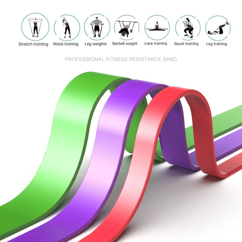 4 Piece Pull Up Assistance Bands 4 Level Resistance Set