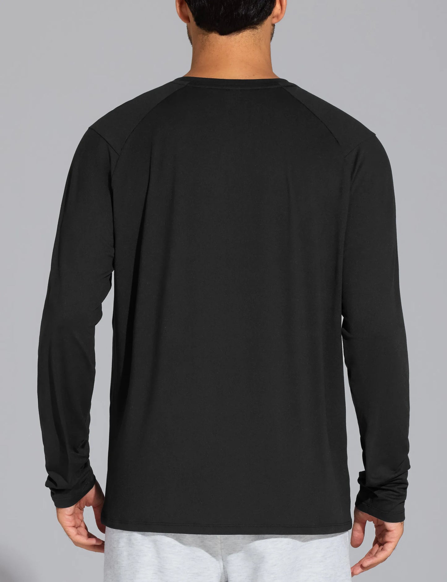 The Gym People Mens Lightweight Upf 50+ Long Sleeve Athletic Workout Pullover Top