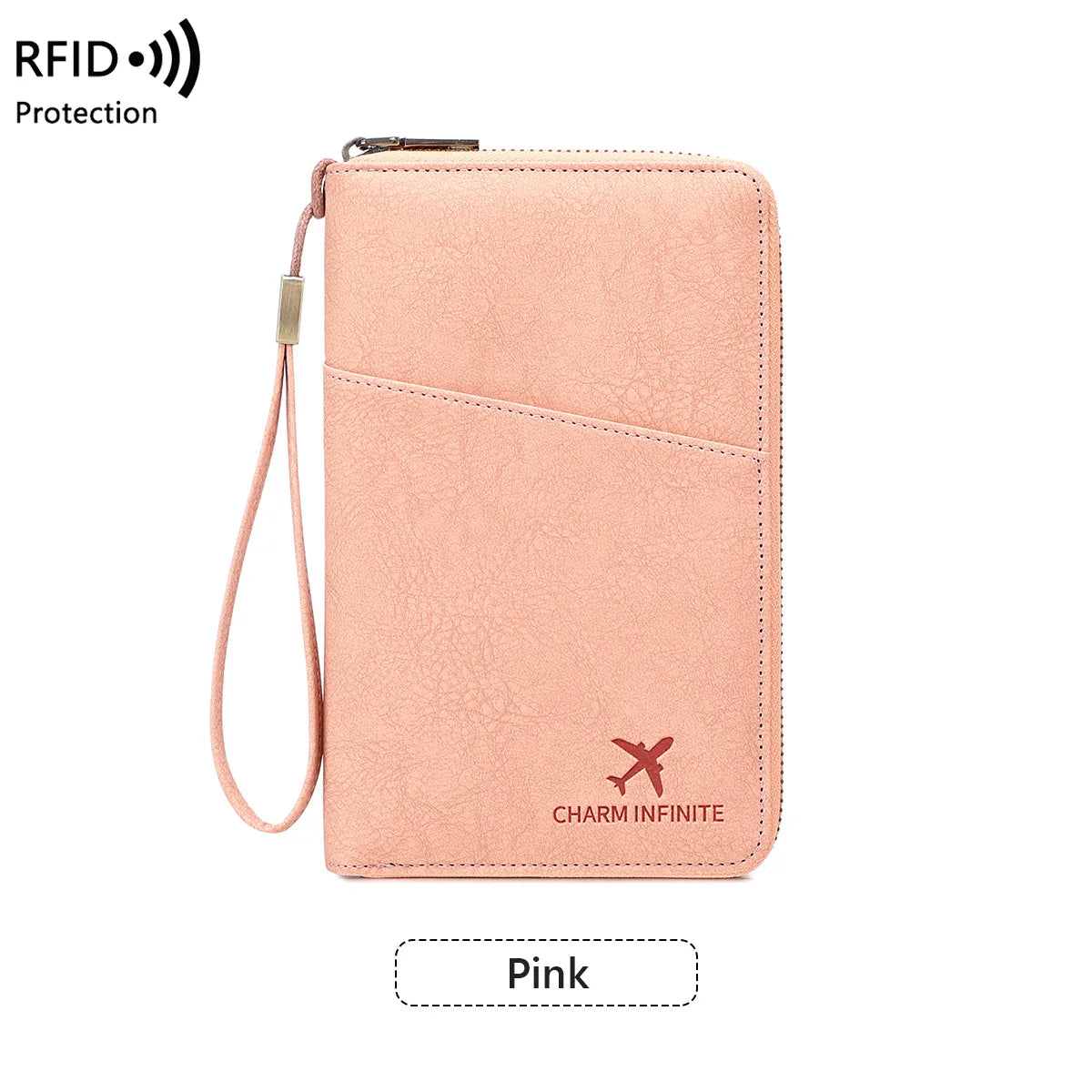 YIYUEQIANLI RFID Blocking Passport Wallet Travel Document Organizer