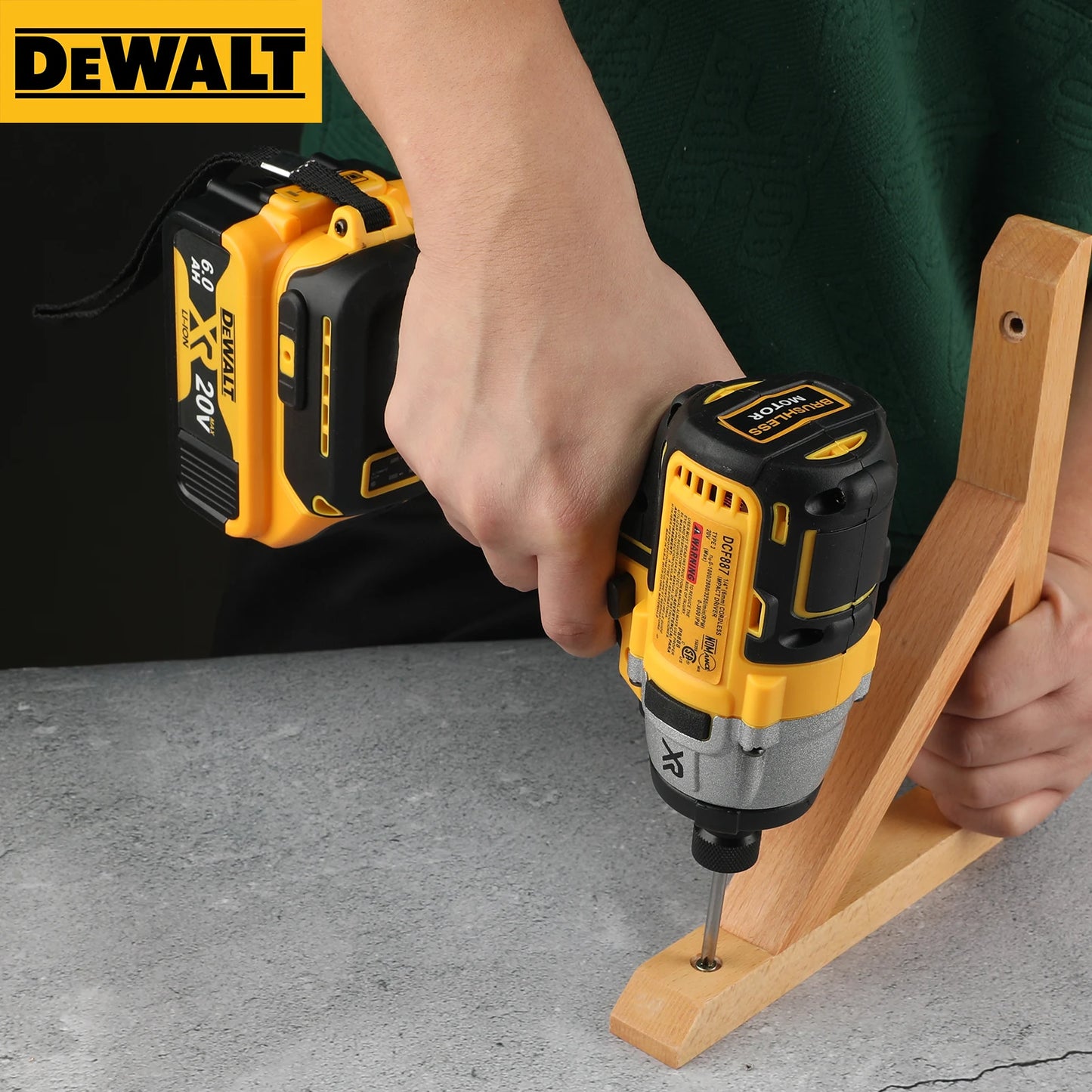 DEWALT 20V Brushless Cordless Impact Drill DCD887 XR