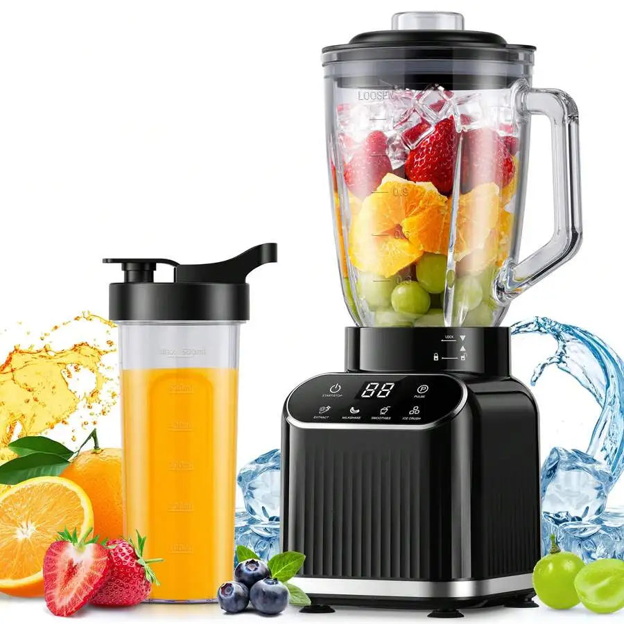 XMSJ 1200 Watts Professional Blender With 52 Oz Jar