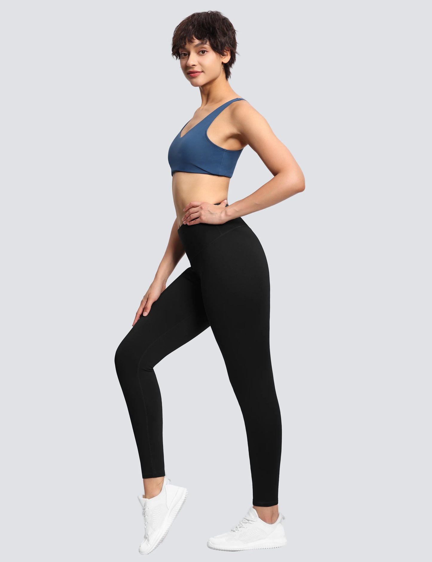 The Gym People Women High Waist Seamless Tummy Control Yoga Pants