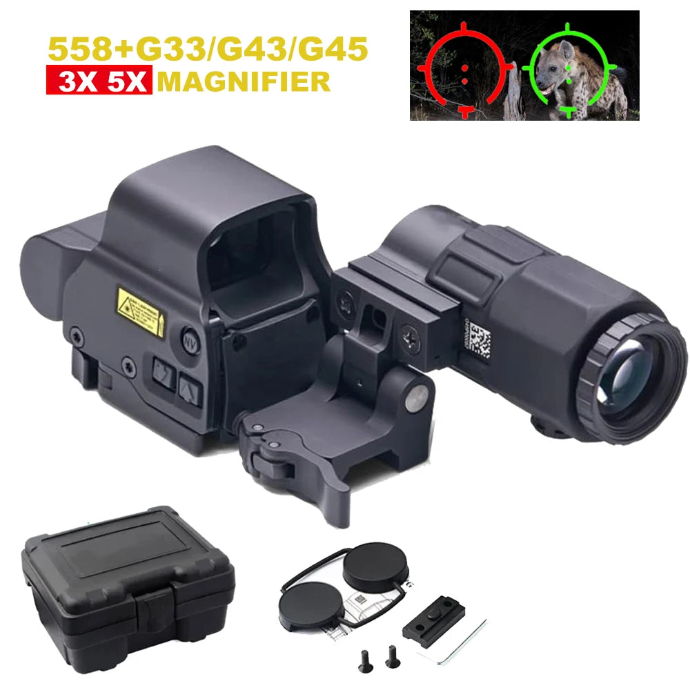 Bestsight 558 G43 Holographic Collimator Sight With Rail Mount