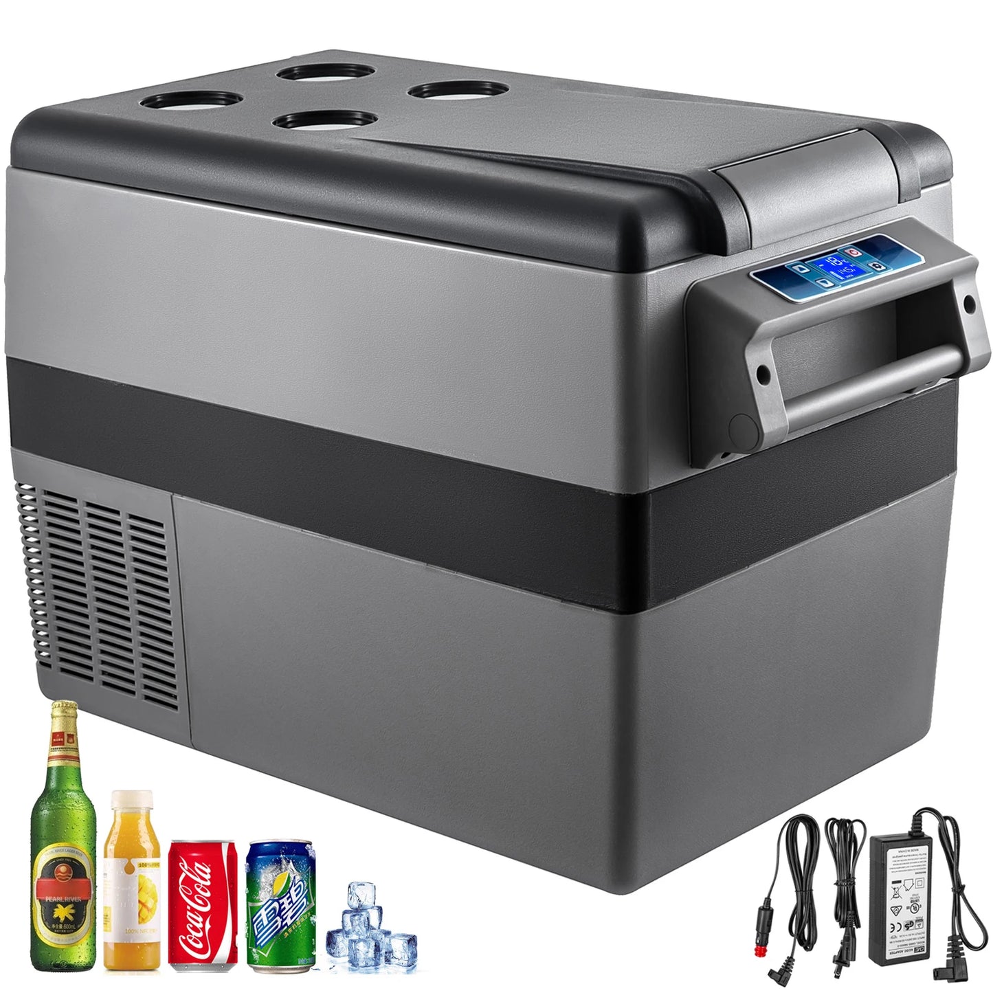 SucceBuy Car Refrigerator Portable DC Compressor Cooler For Camping