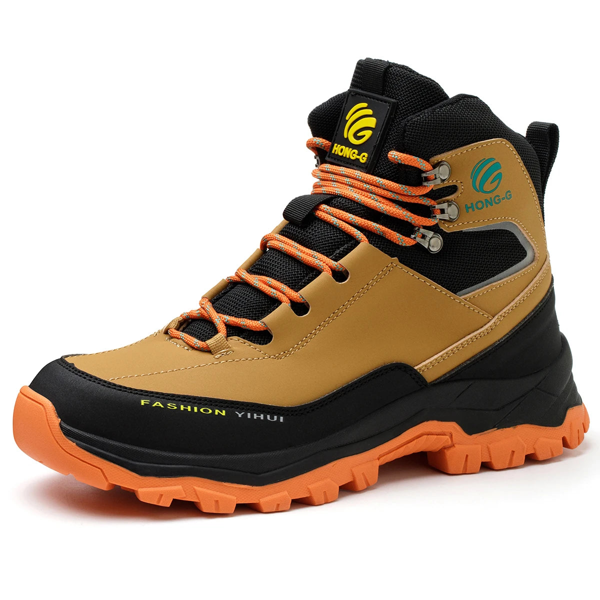 VEIGAR Men's Protective Work Shoes Anti Puncture Steel Toe Boots