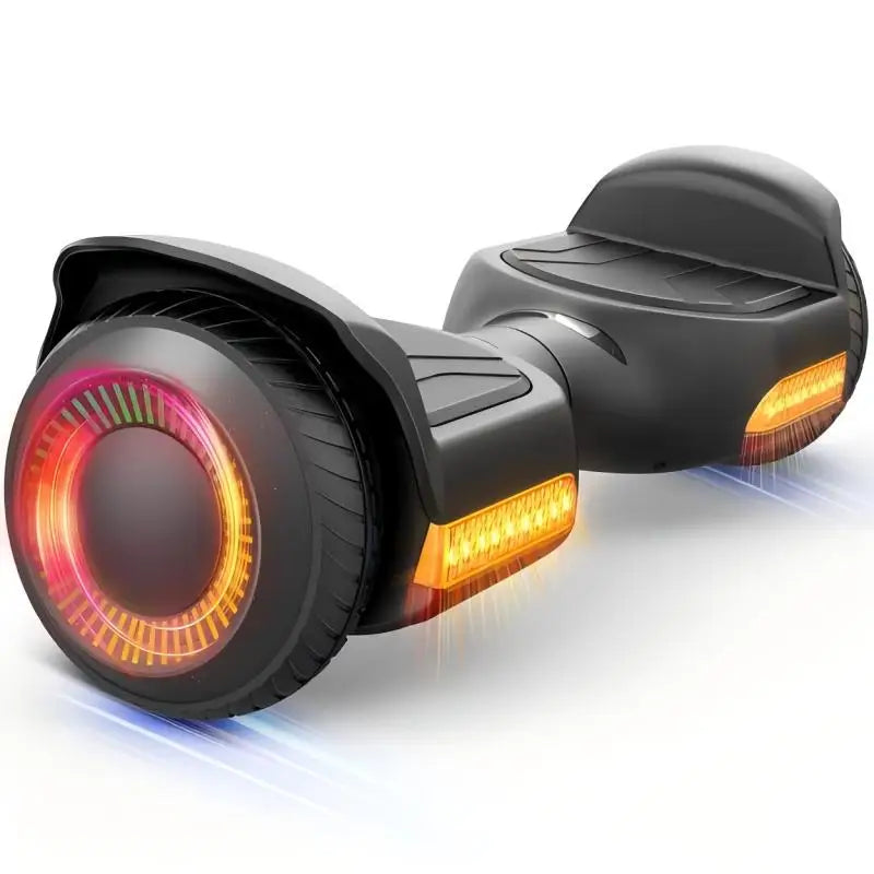 GYROOR Kids Self Balancing Hoverboard All-Terrain With LED Lights Bluetooth