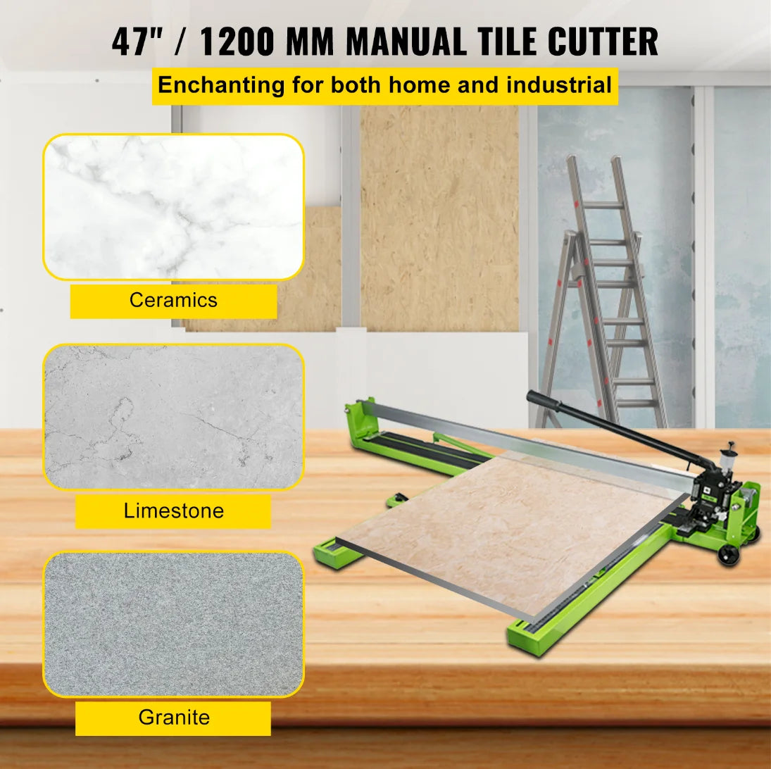 Manual Tile Cutter With Infrared Laser Positioning For Porcelain Ceramic Tiles
