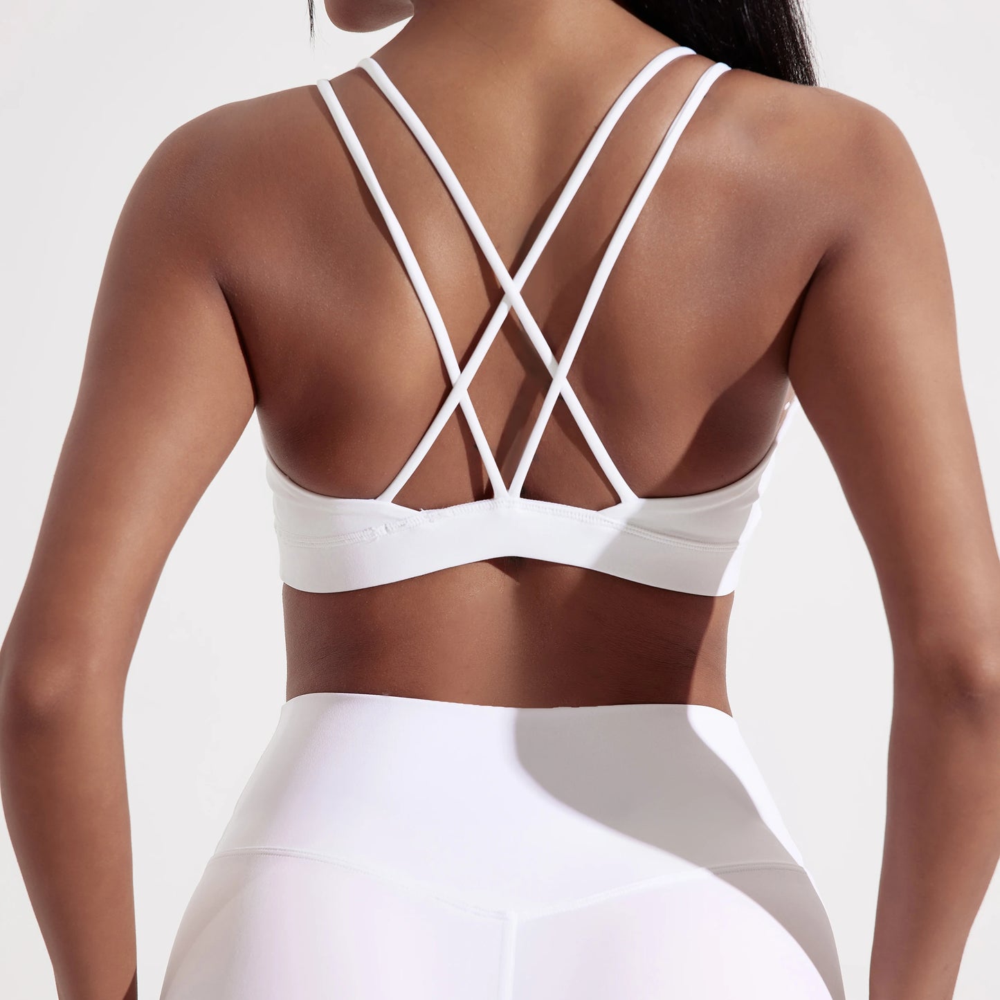 Solid Color High Support Women Gym Yoga Bra