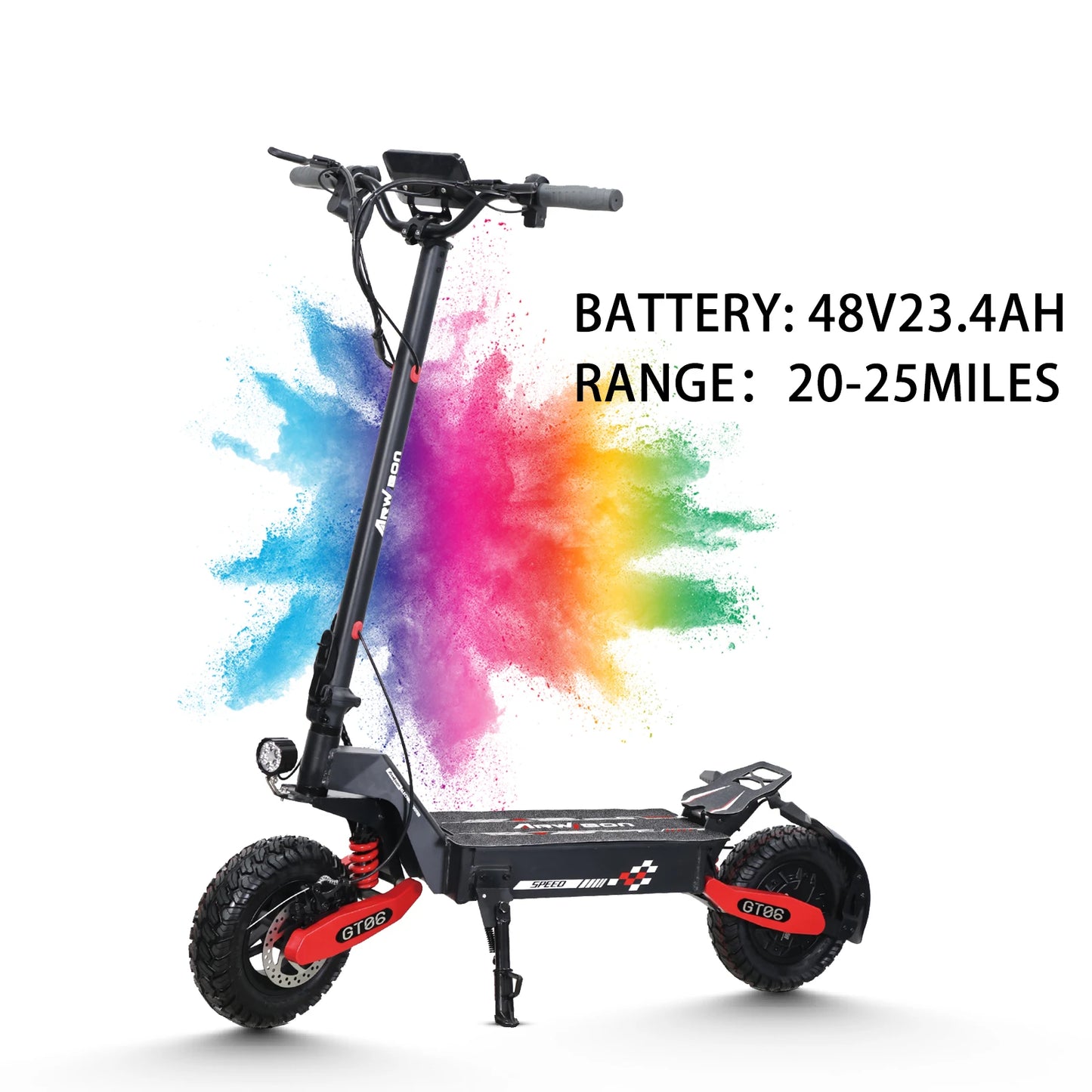 Arwibon GT06 Foldable Electric Scooter 1200W for Adults 25MPH