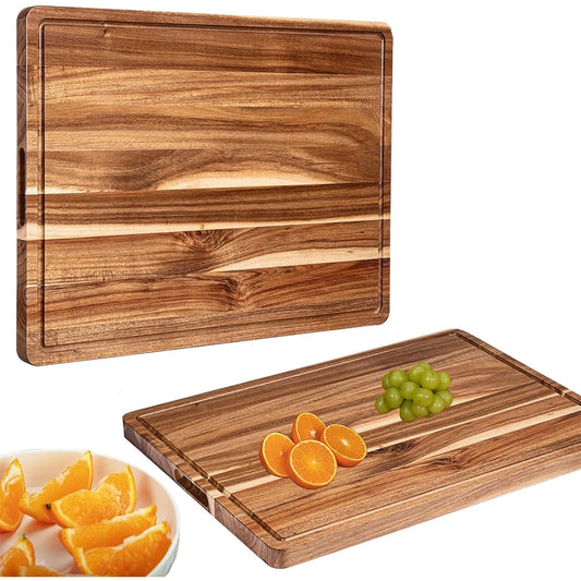 TWISTER.CK Charcuterie Cutting Board With Juice Groove And Handle