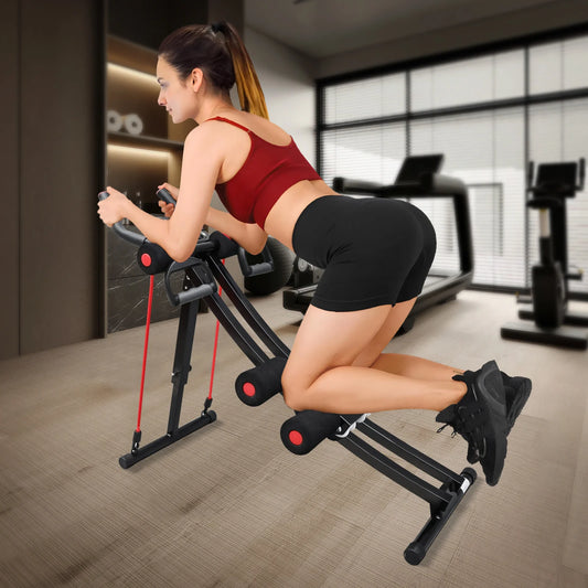 GIKPAL Foldable Ab Machine For Home Gym Core And Abdominal Trainer