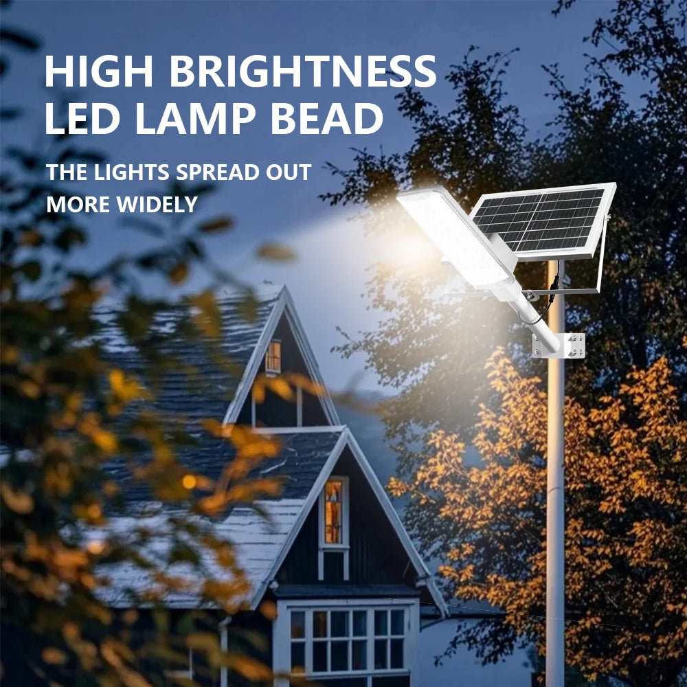 IP68 Outdoor Solar Street Light 8000LM 320 Degree Wide Angle