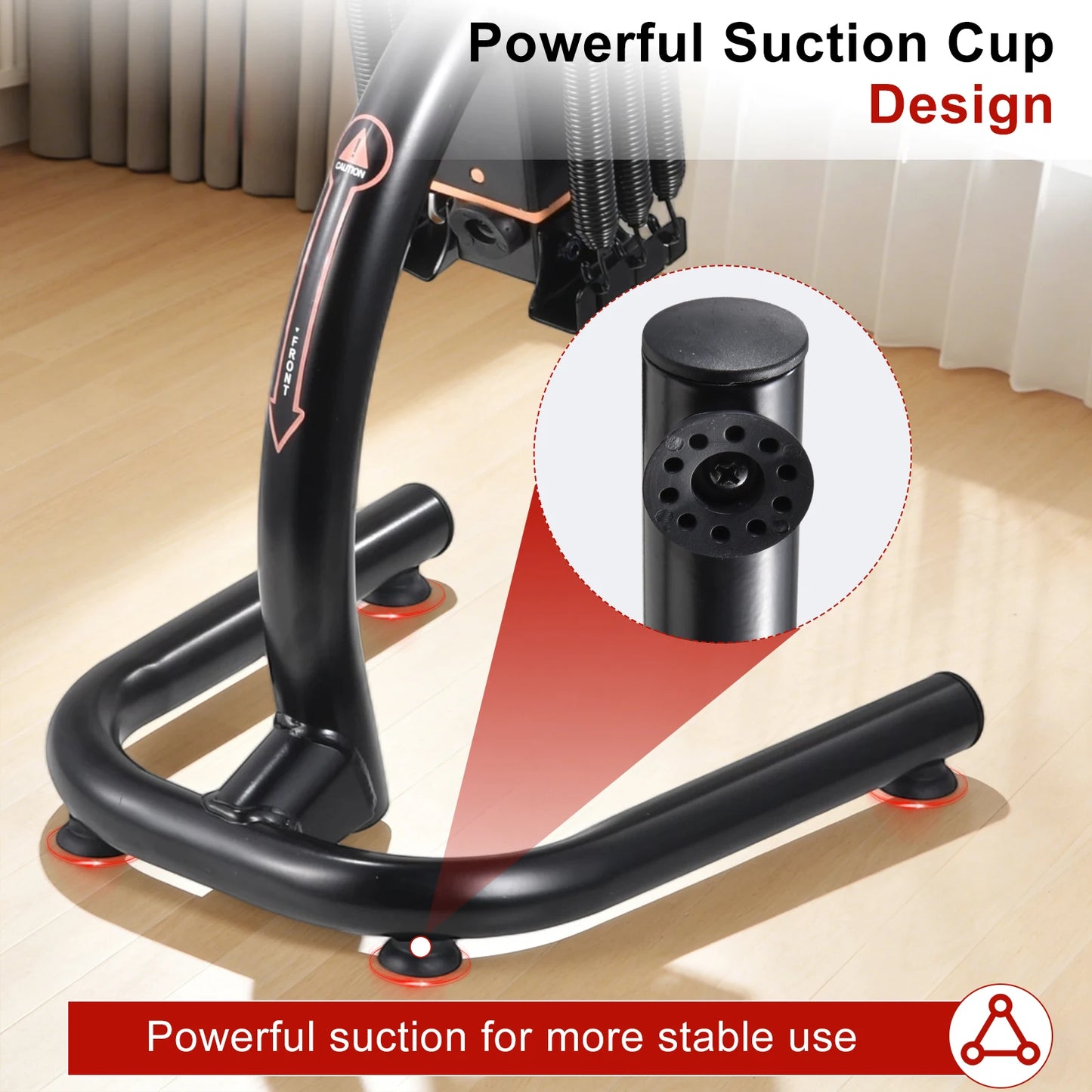 Assisted Squat Machine Height Adjustable Glute Trainer Home Gym Equipment