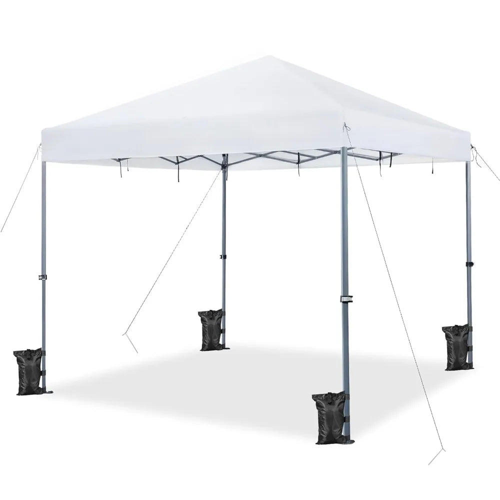 Pop Up Canopy Tent Easy Setup Portable Outdoor Gazebo Wheeled