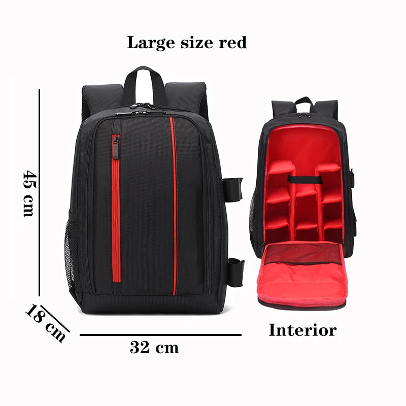 Waterproof Camera Backpack For DSLR And Mirrorless Cameras Canon Nikon
