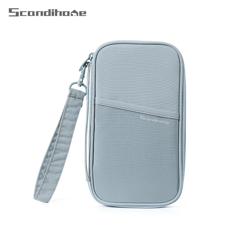 ScandiHome RFID Blocking Passport Holder Travel Wallet Anti Theft