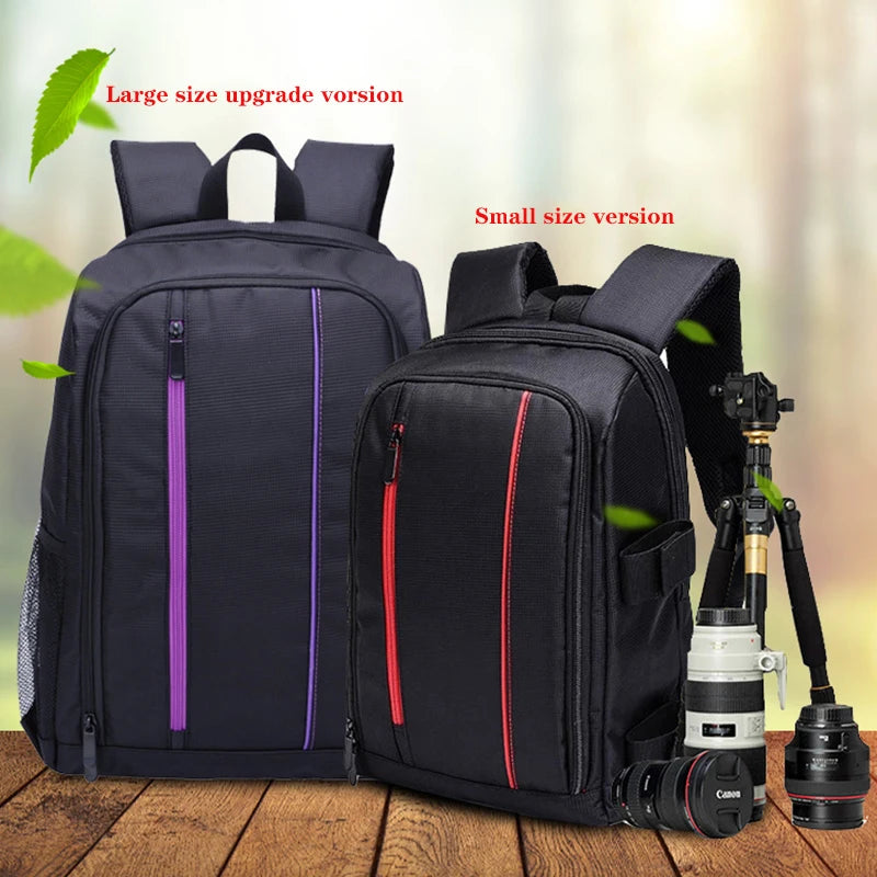 JINNUOLANG Camera Backpack Waterproof For DSLR And Mirrorless Lenses