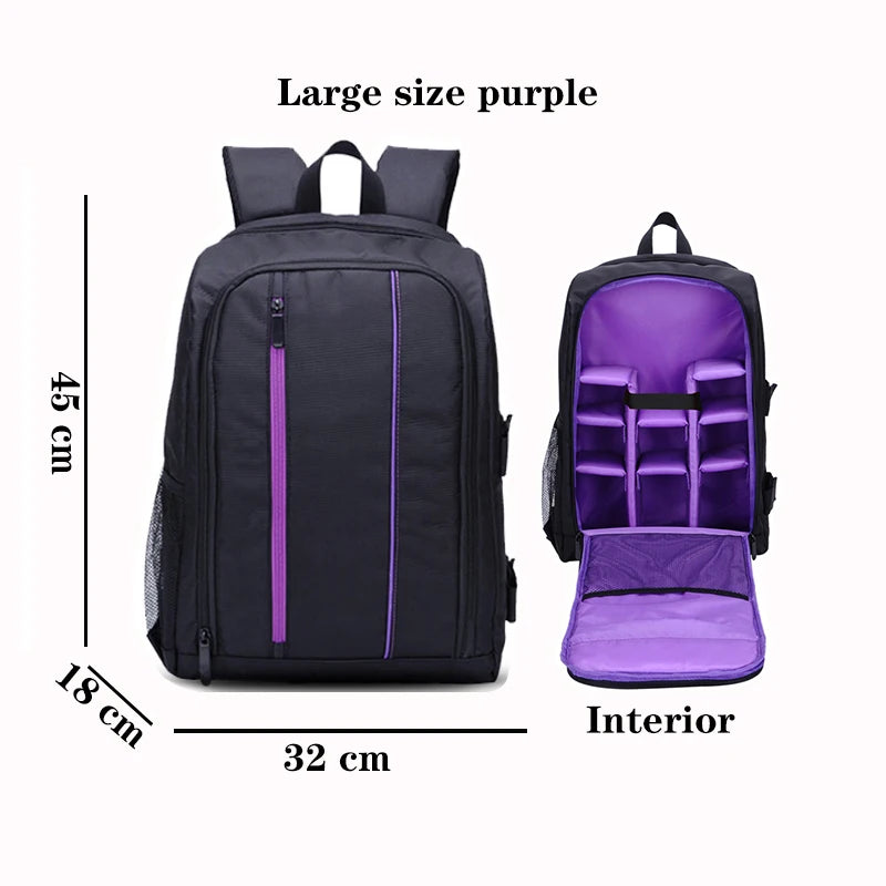 Waterproof Camera Backpack for DSLR and Mirrorless Cameras