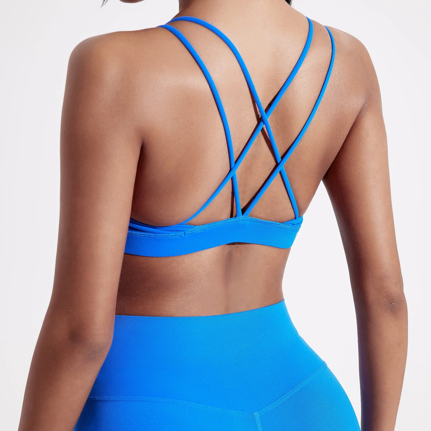 Solid Color High Support Women Gym Yoga Bra