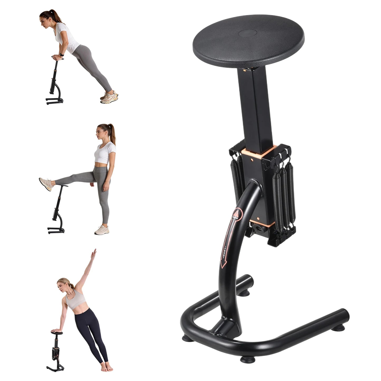 Assisted Squat Machine Height Adjustable Glute Trainer Home Gym Equipment