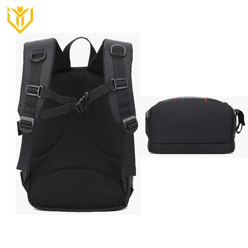 JINNUOLANG DSLR Camera Backpack Waterproof With Tripod Holder