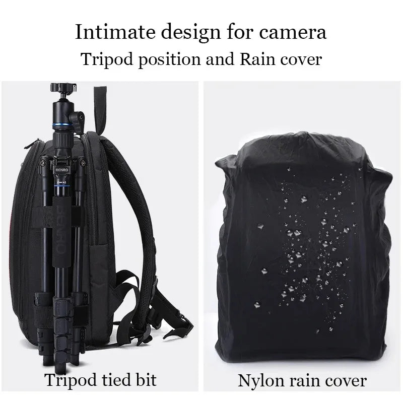 Waterproof Camera Backpack for DSLR and Mirrorless Gear