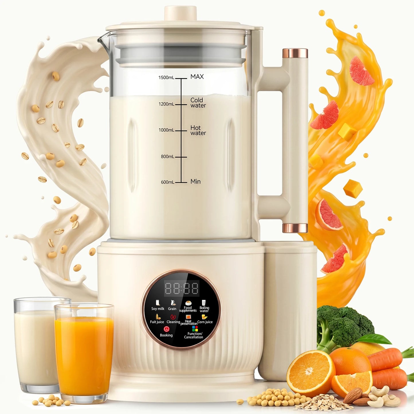 Automatic Nut Milk Maker Plug And Play Juicer Machine
