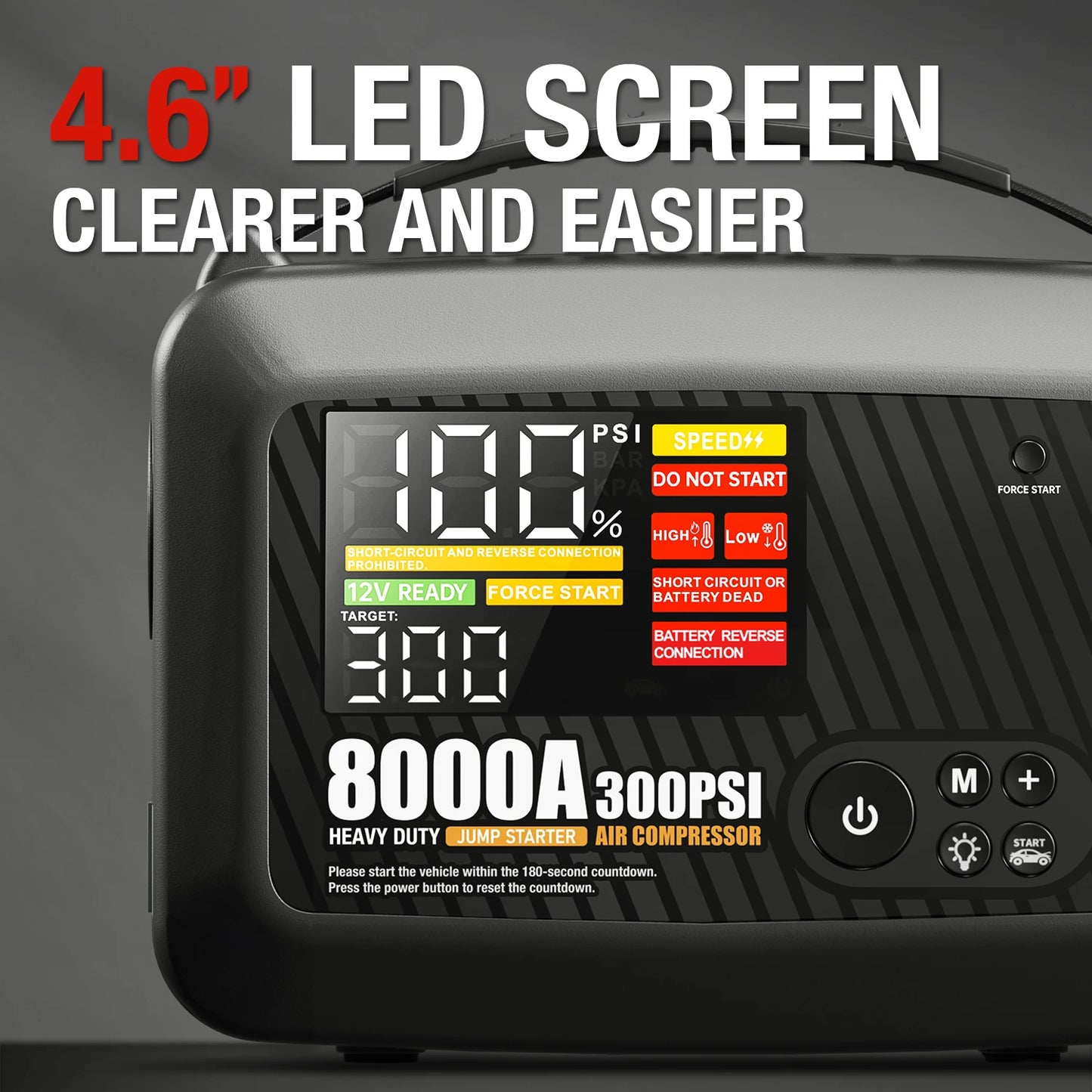 AdoreTrip 8000A Jump Starter 12V Car Battery Booster