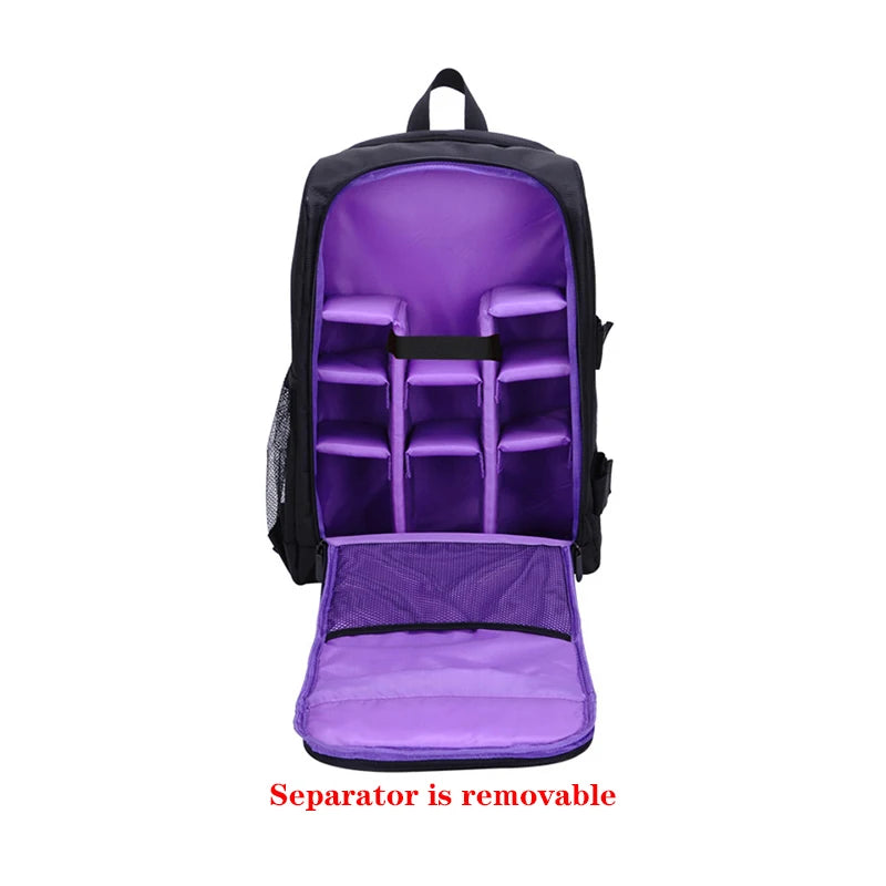 JINNUOLANG Camera Backpack Waterproof For DSLR And Mirrorless Lenses