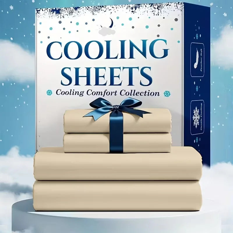 Bamboo Cooling Sheet Set For Kids Breathable Comfort