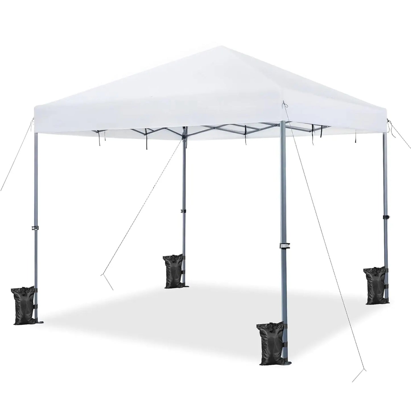 Pop Up Canopy Tent Easy Setup Portable Outdoor Gazebo Wheeled