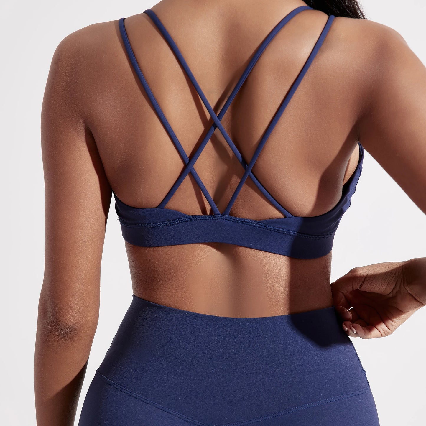 Solid Color High Support Women Gym Yoga Bra