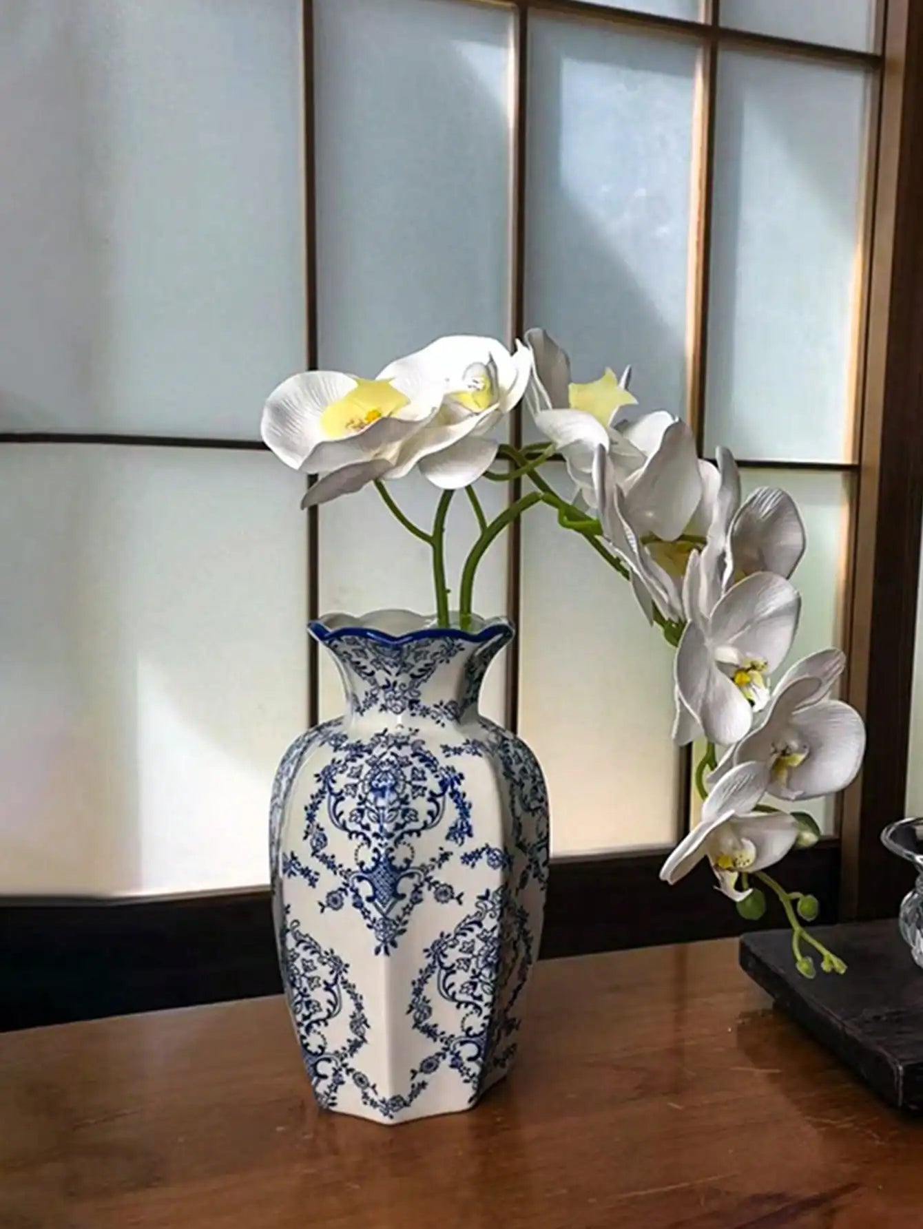 Porcelain Vase Chinese Retro Floral Home Decor For Living Rooms