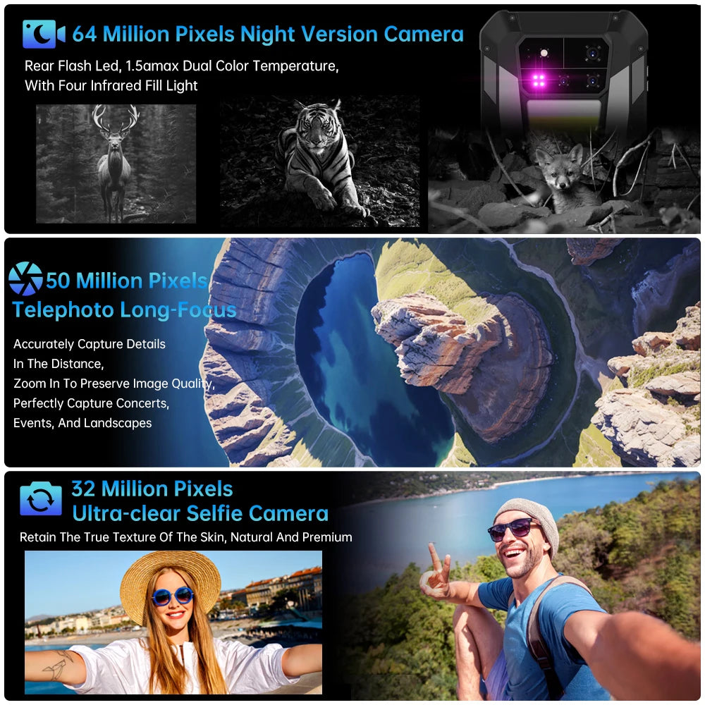 8849 Tank 4 Pro Unihertz 5G Rugged Projector Smartphone