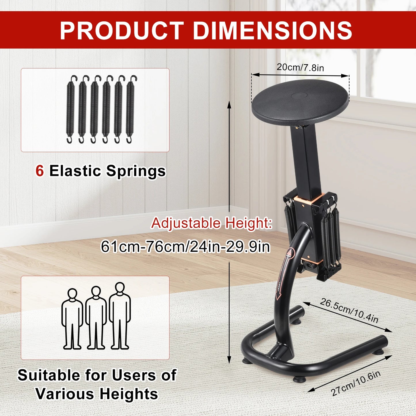 Assisted Squat Machine Height Adjustable Glute Trainer Home Gym Equipment