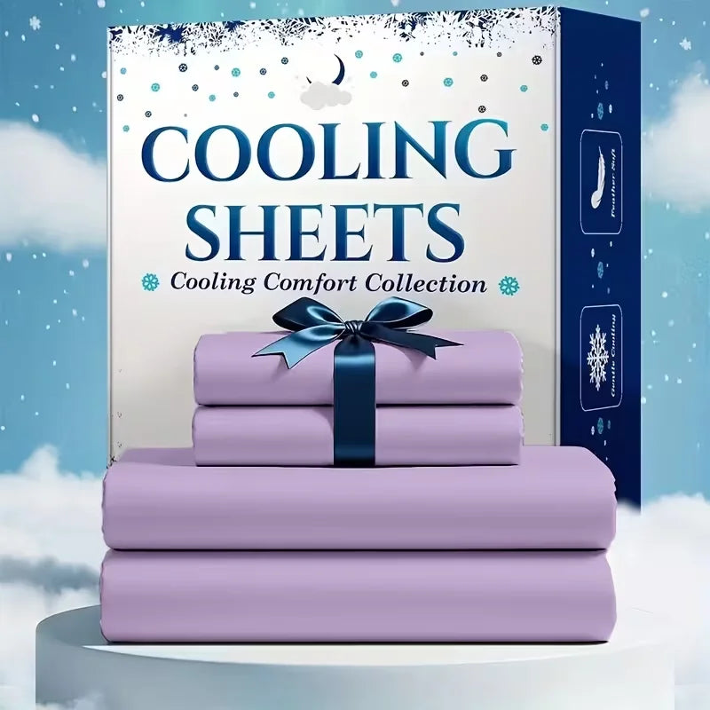 Bamboo Cooling Sheet Set For Kids Breathable Comfort