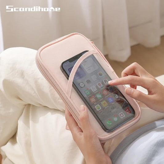 ScandiHome RFID Blocking Passport Holder Travel Wallet Anti Theft