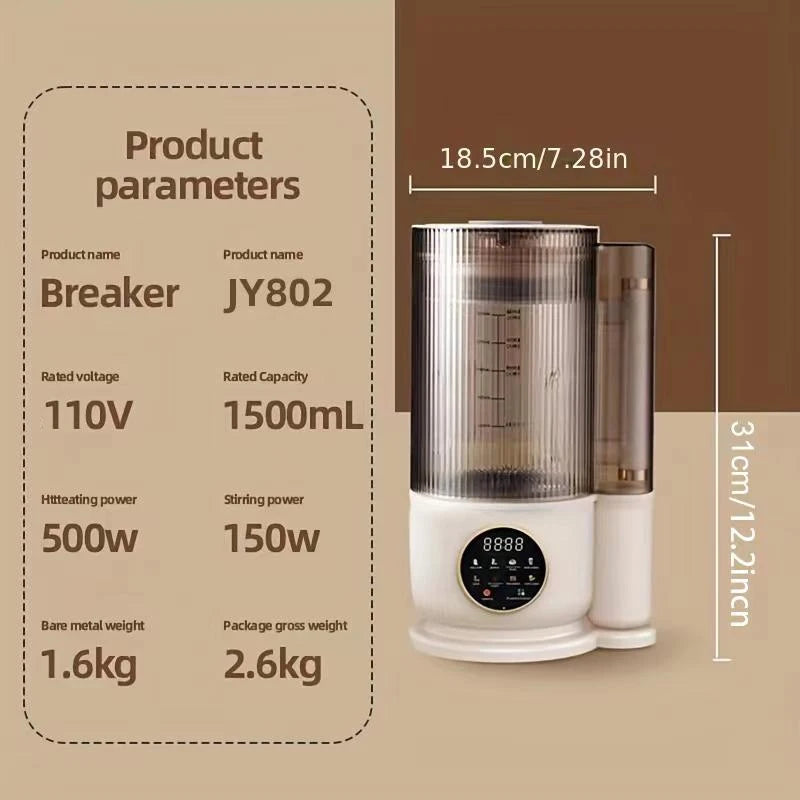 Automatic Nut Milk Maker Plug And Play Juicer Machine