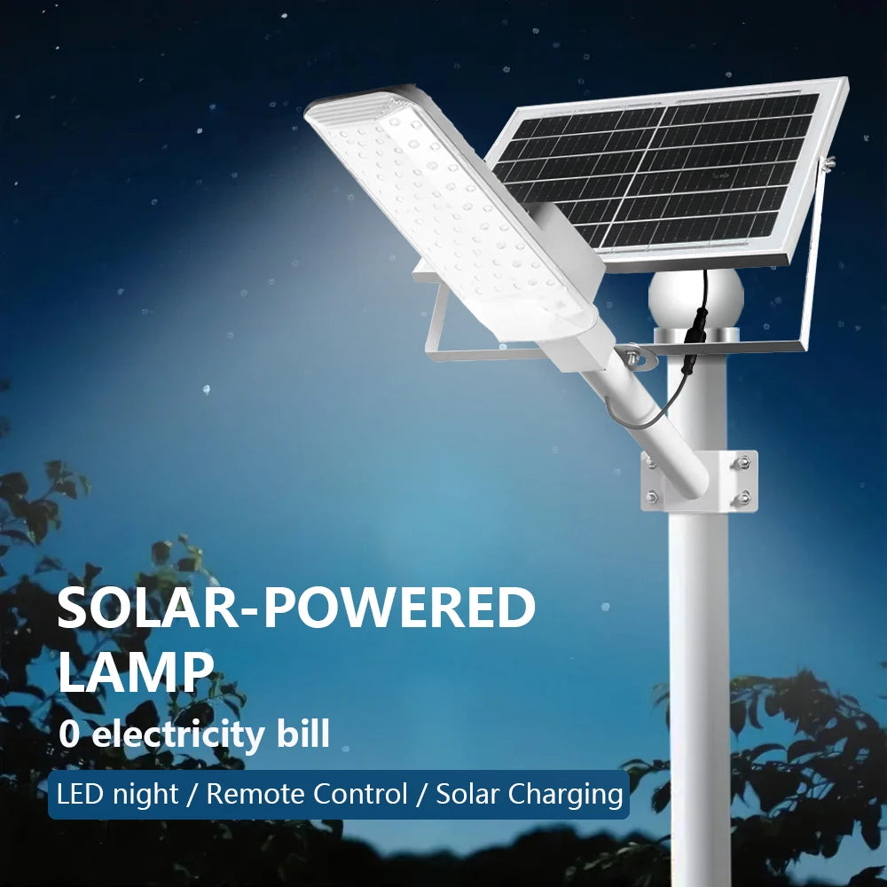 IP68 Outdoor Solar Street Light 8000LM 320 Degree Wide Angle