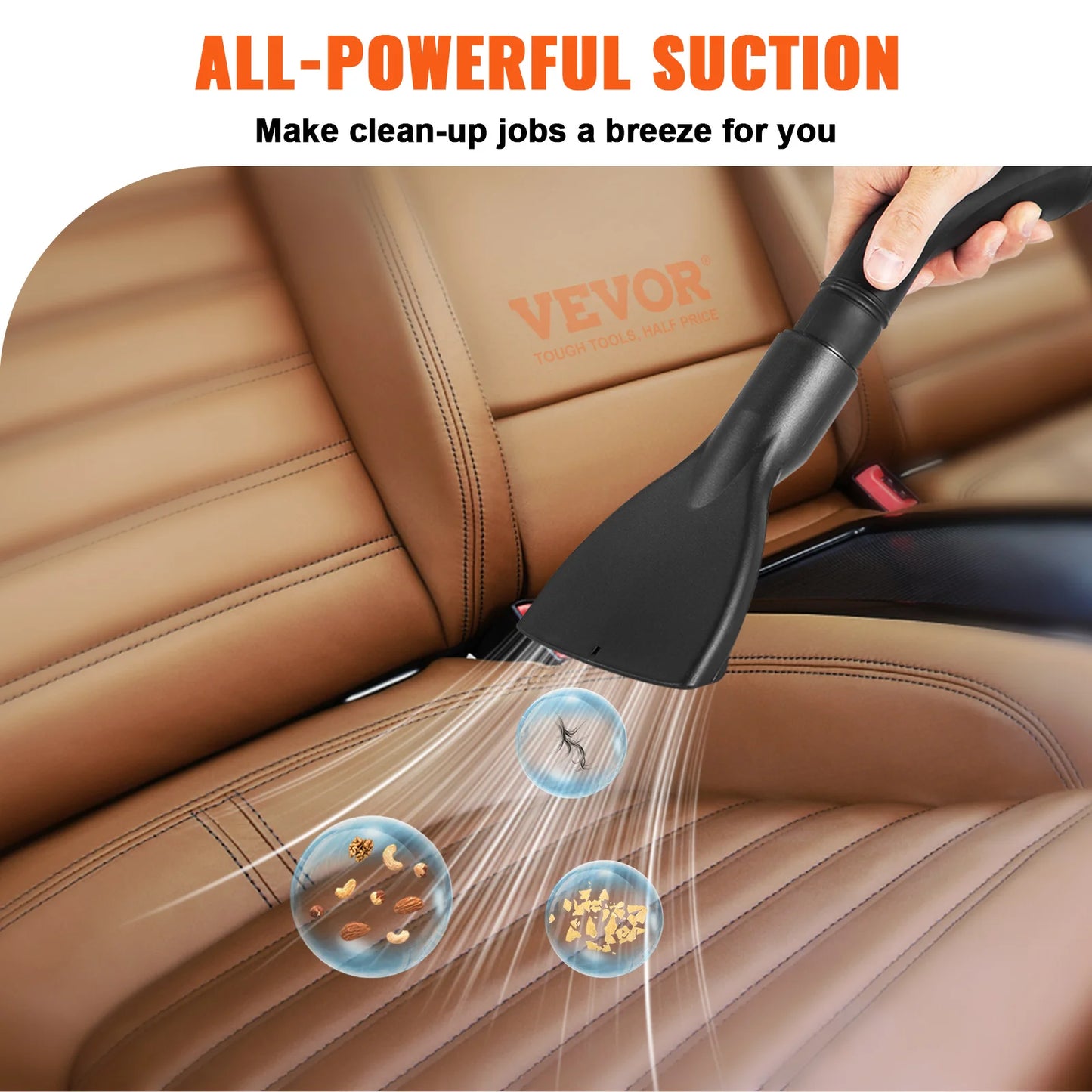 SucceBuy Wet Dry Vacuum 3 In 1 Portable Shop Vacuum
