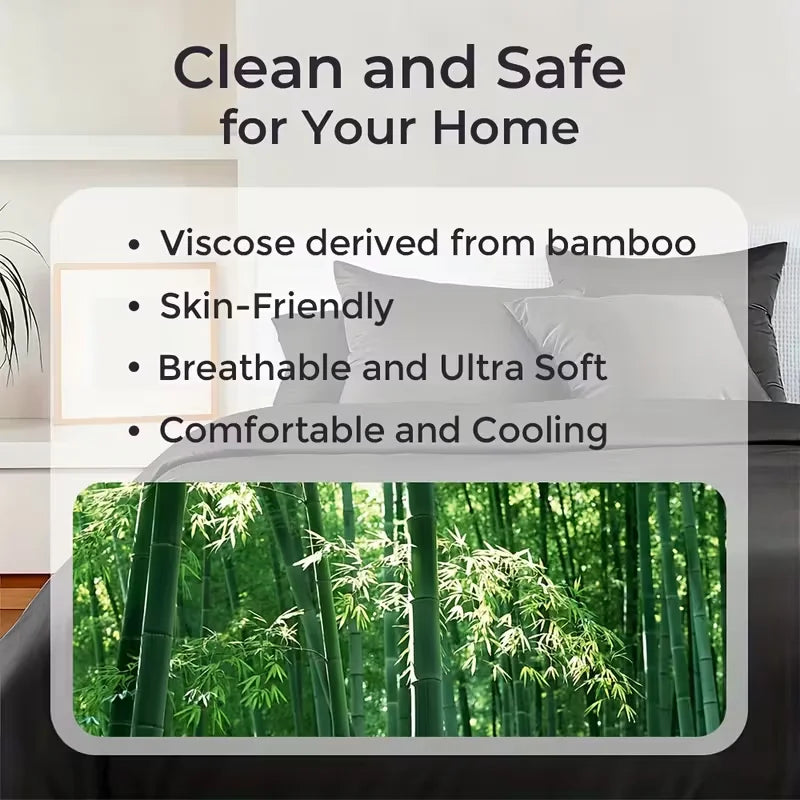 Bamboo Cooling Sheet Set For Kids Breathable Comfort
