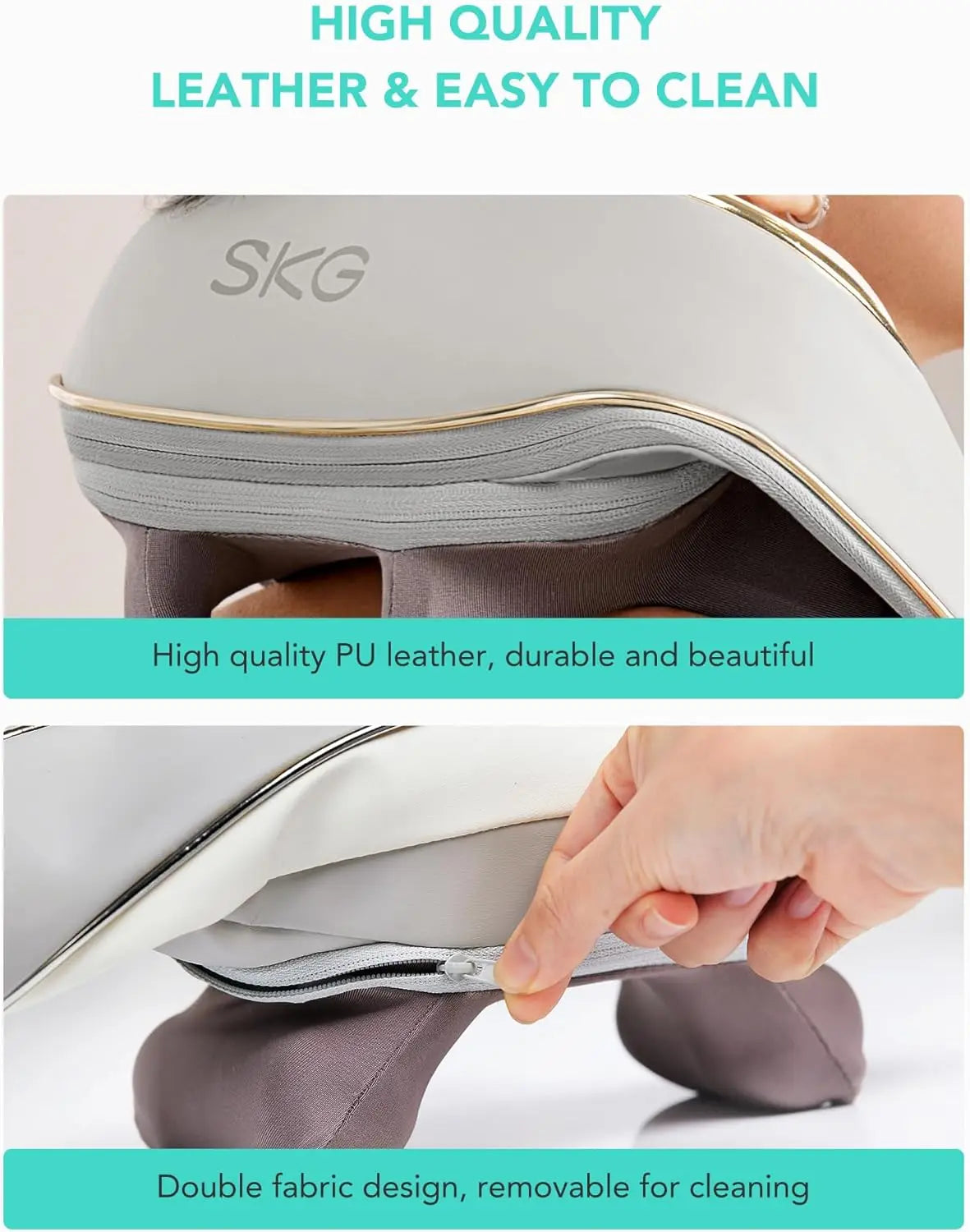 SKG H5 Mini Neck And Shoulder Massager With Heat Therapy