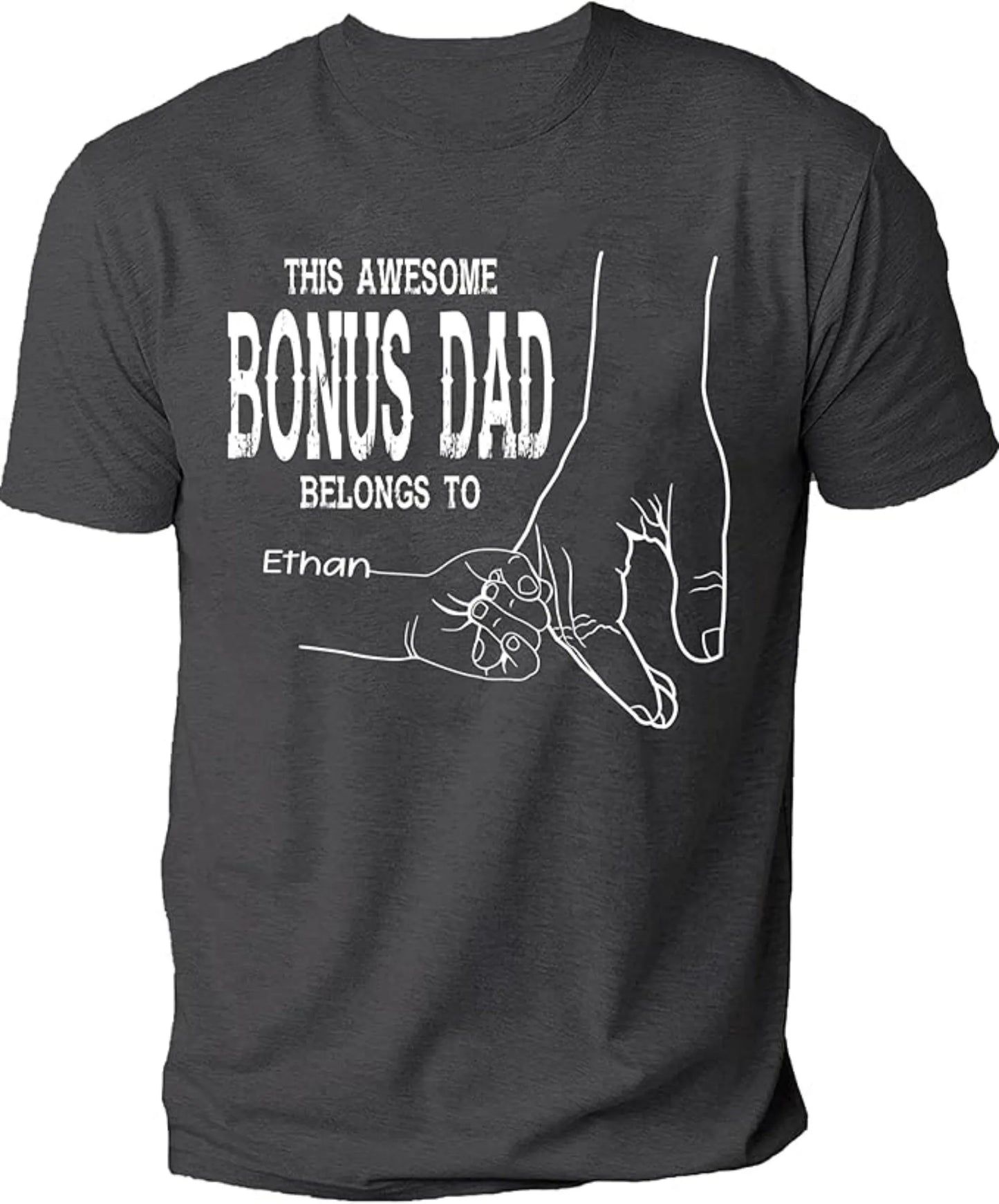 Personalized Best Grandpa Dad Ever Shirt With Custom Kid Name