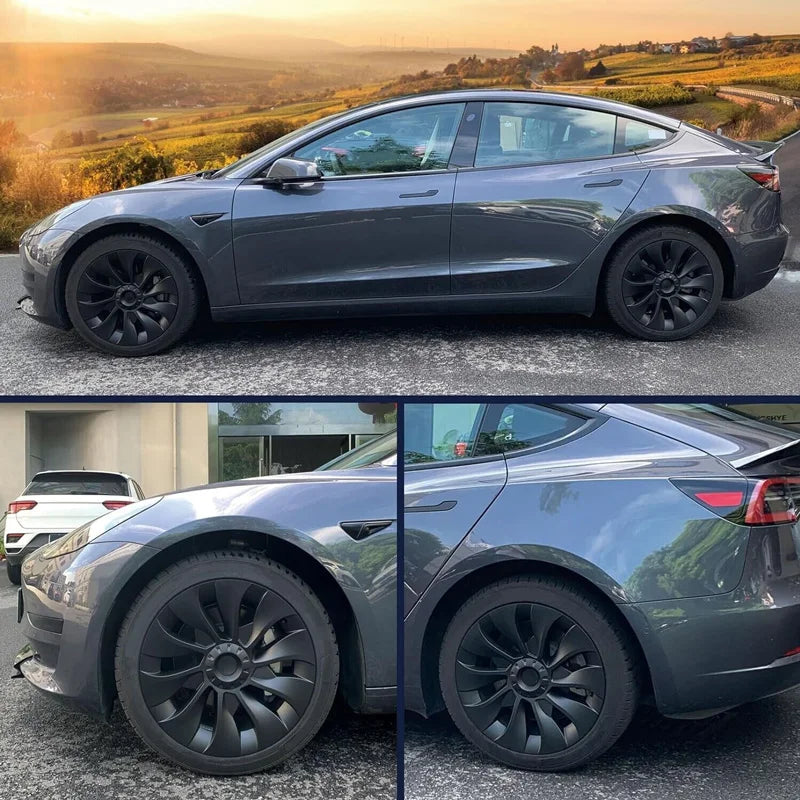 YIKUN Tesla Model 3 Hubcap Wheel Rim Cover Kit Pro